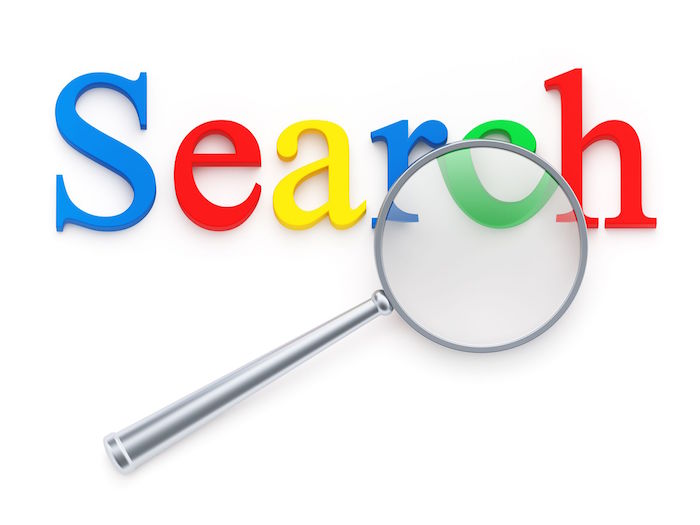 search magnifying glass google colors